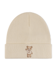 Classic Embroidered Beanie Vanilla Bean