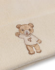 Classic Embroidered Beanie Vanilla Bean