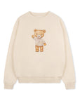 Bigger Teddy Oversized Classic Pullover Beige