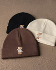 Classic Embroidered Beanie Midnight Truffle