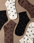 Lil Teddy Crew Sock Cocoa Bean