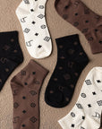 Lil Teddy Crew Sock Midnight Truffle