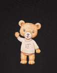 Lil Teddy Oversized Classic Pullover Black