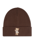 Classic Embroidered Beanie Cocoa Bean