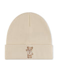 Classic Embroidered Beanie Vanilla Bean