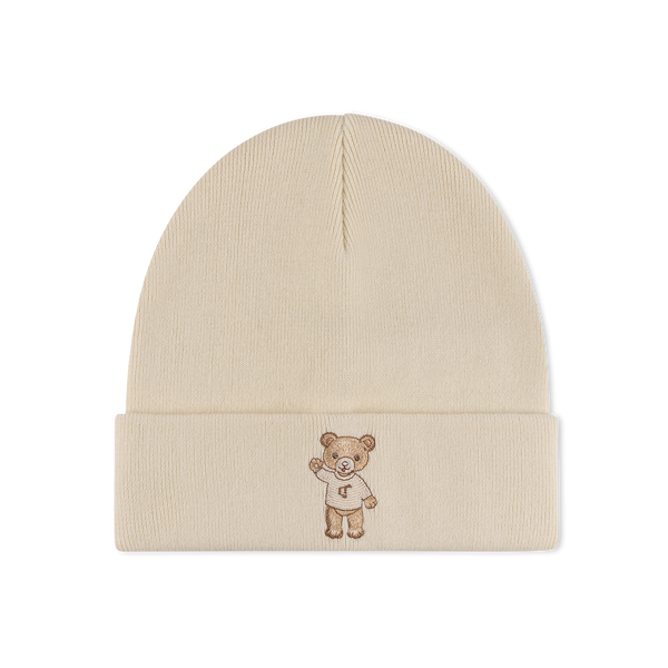 Classic Embroidered Beanie Vanilla Bean – Lil Teddy