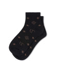 Lil Teddy Crew Sock Midnight Truffle