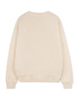 Bigger Teddy Oversized Signature Embroidered Pullover Beige